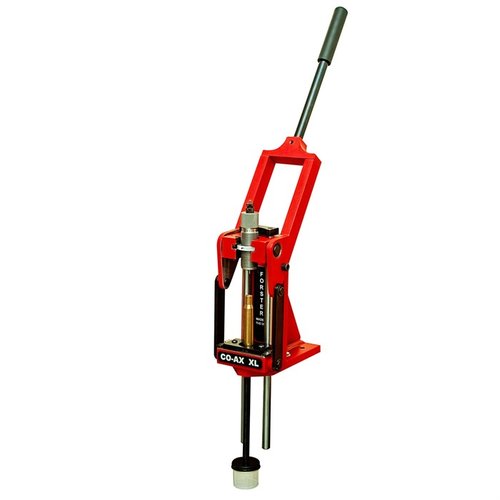 The Forster Co-Ax XL Reloading Press offers unmatched rigidity, accepts 1" 1/4" and 7/8" dies, features quick die change, and a smooth operation with ball bearings.