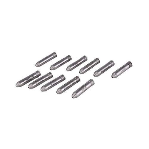 The Forster .223 Headspace Gauge 11-Piece Set offers precise measurement with 0.001" increments, durable construction, and comprehensive gauge range for optimal firearm safety.