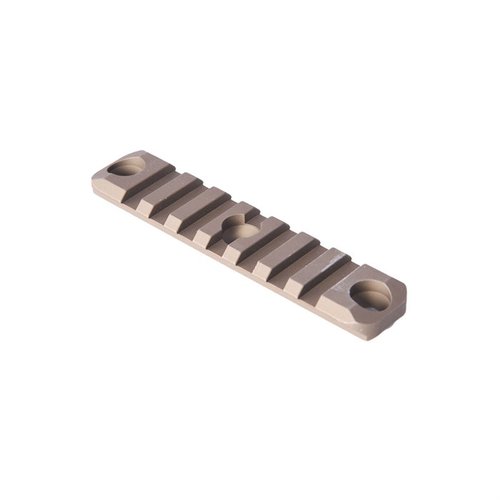 Enhance your Geissele HK SMR with this 3-Hole 7-Slot Accessory Rail, allowing secure attachment of 1913 Picatinny accessories, crafted from milspec-anodized aluminum.