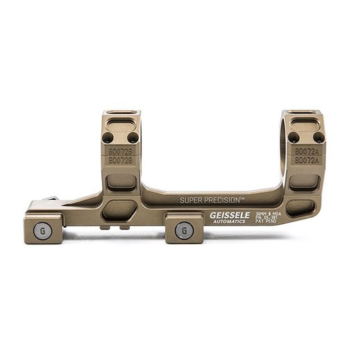 The Geissele Super Precision AR-15 Mount offers unmatched strength, secure nut and bolt clamping, and precise fit for various scopes, ensuring reliable performance.