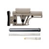 The LUTH-AR MBA-1 Buttstock offers adjustable Length-of-Pull and Cheek Rise, complete with A2 buffer system components, for a customizable and lightweight setup.