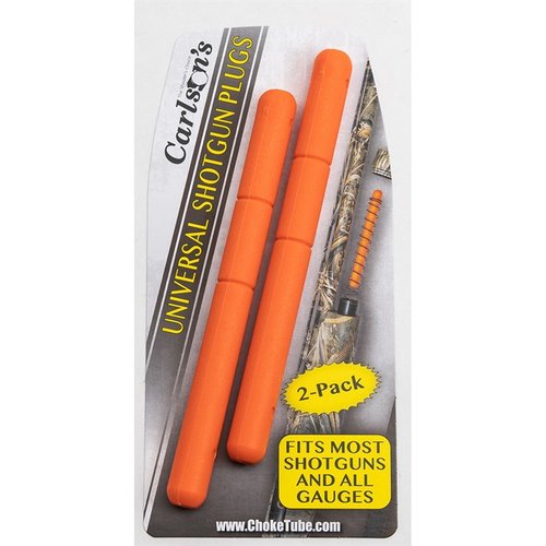 Carlson's Universal Shotgun Plug reduces magazine capacity from 4 to 2 rounds, easily trim to fit most shotguns for compliance and versatility.