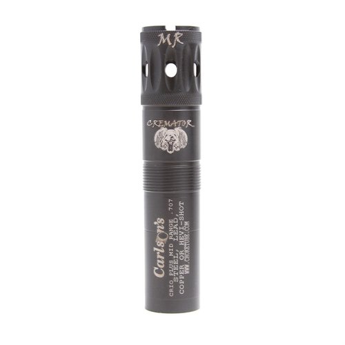 Carlson’s Cremator® Choke Tubes with Triple Shot Technology (TST) ensure reduced pellet deformation, less flyers, and denser patterns for effective waterfowl hunting.