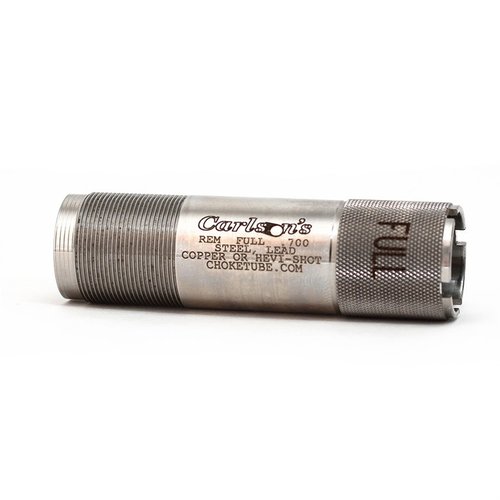 Achieve tight, consistent patterns with Carlson's REM-CHOKE 12 GA tubes, featuring a smooth interior for less shot deformation and quick changes between stations.