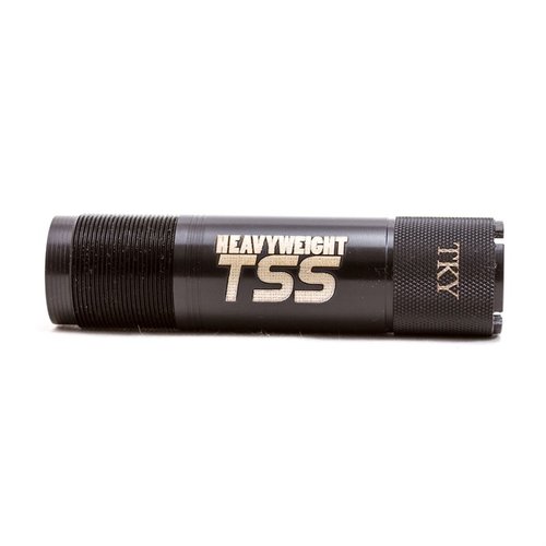 Carlson's TSS Turkey Choke Tubes maximize pellet count and energy for long-range turkey hunting, compatible with various ammo and featuring Flite Control Flex™ wad.