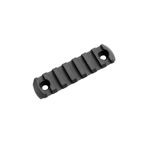 Enhance your M-LOK setup with Kinetic Development's 7-slot Picatinny rail, crafted from aircraft-grade aluminum for durable attachment of accessories.