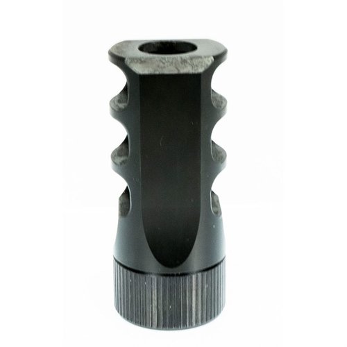 The MUZZLOK® 7.62X39MM 3-Port Muzzle Brake offers superior recoil reduction, easy installation without crush washers, and quick field adjustments for AR-15.