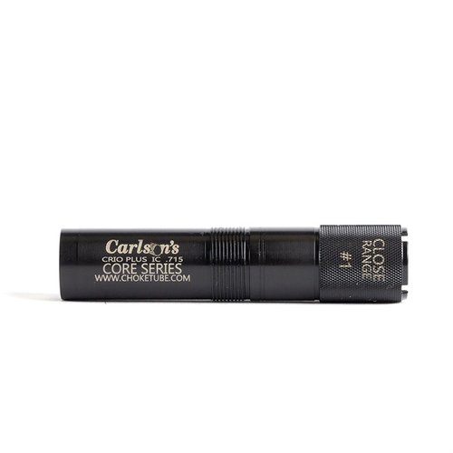 Carlsons CORE Choke Tubes for Benelli Crio/Crio Plus offer versatility for all shot types, perfect for hunting and clay shooting, with clear constriction markings.