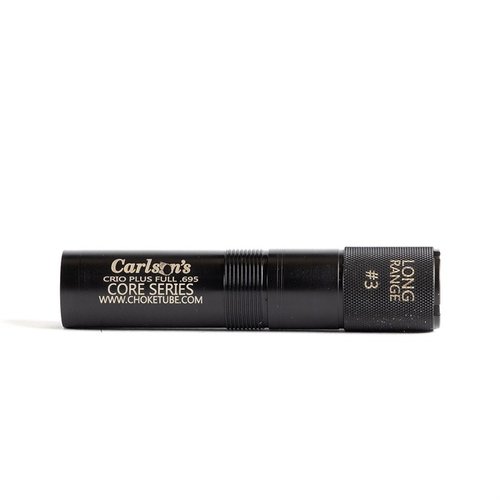 Carlsons CORE Choke Tubes offer versatile performance for all shot types, perfect for hunting and clay shooting, with clear constriction and yardage markings.