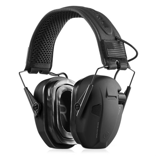Experience 24dB noise reduction with Apollo Electronic Sound Suppressors, featuring gel ear pads, collapsible design, and amplified environmental sounds for safety.