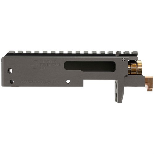 Upgrade your Ruger® 10/22® Takedown with the OPENTOP 11/22 Stripped Receiver, featuring CNC machined aluminum, stainless steel components, and easy bolt removal.