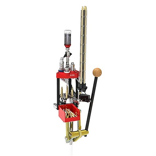 Experience seamless reloading with the Lee Precision Six Pack Pro Press Kit, featuring automatic indexing, six stations for any die, and quick cartridge changeover.