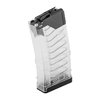 The L5AWM GEN 2 magazine combines steel reliability with polymer durability, featuring a precision feed lip, anti-tilt follower, and compatibility with various 5.56 systems.
