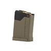 The L5AWM GEN2 5/10 magazine combines steel reliability with polymer durability, featuring precision feed lips, anti-tilt follower, and compatibility with various 5.56 systems.