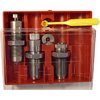 The LEE Precision .360 Buckhammer Pacesetter 3-Die Set includes essential dies for full length sizing, bullet seating, and factory crimping, perfect for all 7/8"-14 presses.