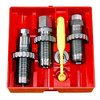 The LEE Precision .45 S&W Schofield Carbide 3-Die Set includes everything you need for reloading: no sizing lube required, easy bullet seating, and expanding.