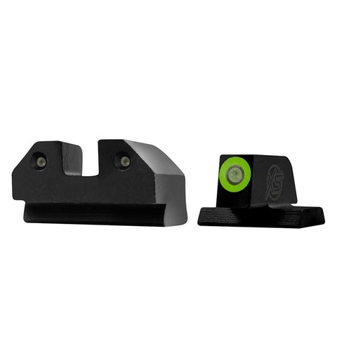 XS R3D Night Sights offer enhanced visibility with tritium dots, Ember Glow Dot Technology, and a bright front sight for accurate shooting in all light conditions.