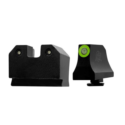XS R3D Night Sights offer superior visibility with tritium technology, Ember Glow Dot for low light, and a suppressor height for co-witnessing on Glock models.