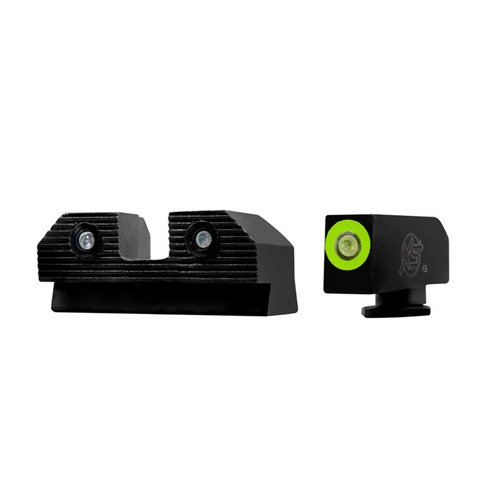 Upgrade your Glock with XS R3D 2.0 Night Sights for brighter, faster aiming in all light conditions, featuring easy installation and durable design.