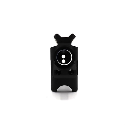 The KIDD .22LR Classic Receiver features a slip-fit design, durable anodized finish, easy access cleaning hole, and interchangeable scope bases for enhanced versatility.
