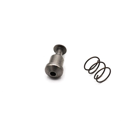 Upgrade your Ruger 10/22 with KIDD's stainless steel magazine latch plunger and spring for enhanced stability, easier release, and improved magazine hold.