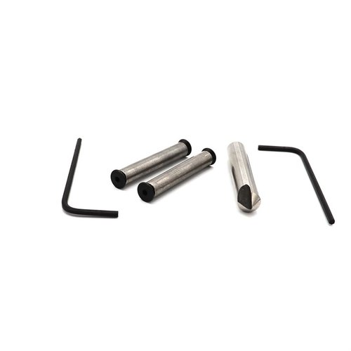 Upgrade your Ruger 10/22® with KIDD's threaded receiver pins and countersink tool for enhanced stability, eliminating pin fit issues and preventing trigger drop.