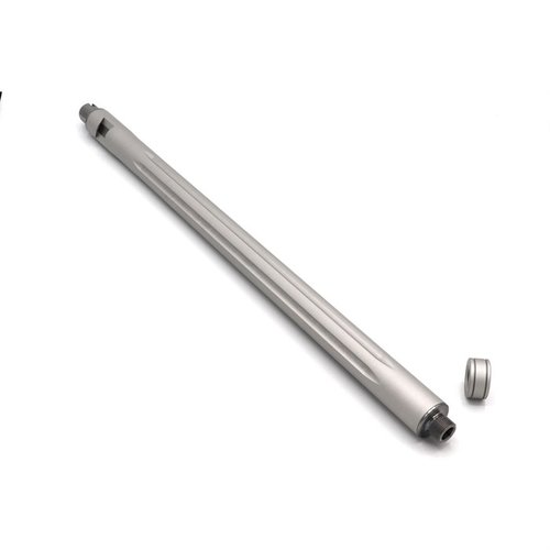 The KIDD Ultra Lightweight Bull Fluted Barrel for Ruger 10/22 is just 1.25 lbs, 16.25" long, offers superb accuracy, and features stainless steel breech and muzzle.