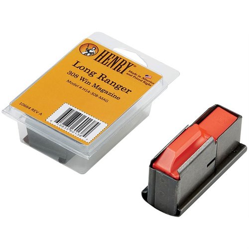 Enhance your shooting experience with the Henry Long Ranger 308 Winchester 4 Round Magazine, designed for reliability and seamless performance.