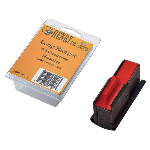 Upgrade your shooting experience with the Henry Long Ranger 6.5 Creedmoor 4 Round Magazine, offering reliable performance and easy replacement for your rifle.