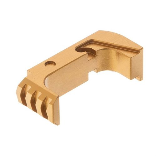 Enhance your Glock 43X/48 with the Tyrant CNC Extended Magazine Release, featuring aerospace-grade aluminum, chamfered edges, and no-tool installation for quick mag changes.