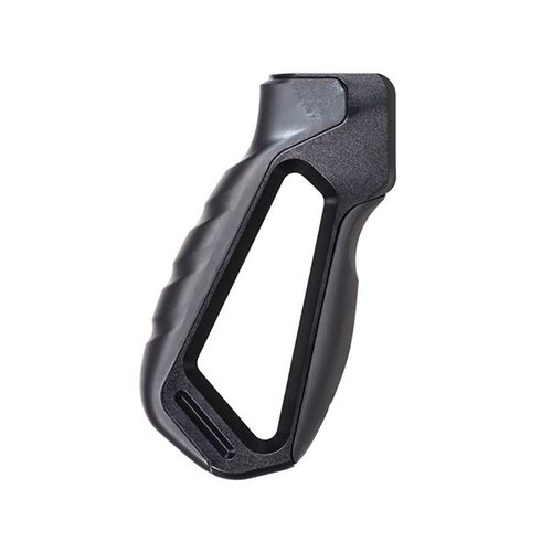 Upgrade your AR-15 with the Concept One Grip: a perfect blend of comfort, sleek aluminum design, and ergonomic support for all hand sizes.
