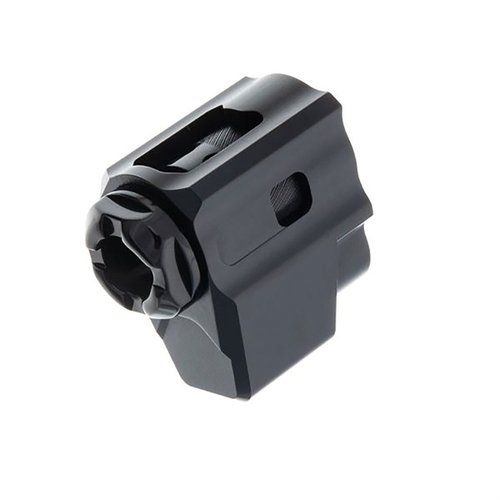 The Tyrant CNC T-Comp for Glock 43/43X/48 reduces recoil and muzzle rise, installs easily without set screws, and enhances target re-acquisition for shooters.