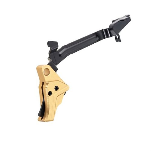 Enhance your Glock Gen 3/4 with the I.T.T.S. Trigger by TYRANT CNC, featuring reduced take-up, aggressive resets, and superior safety without compromising performance.