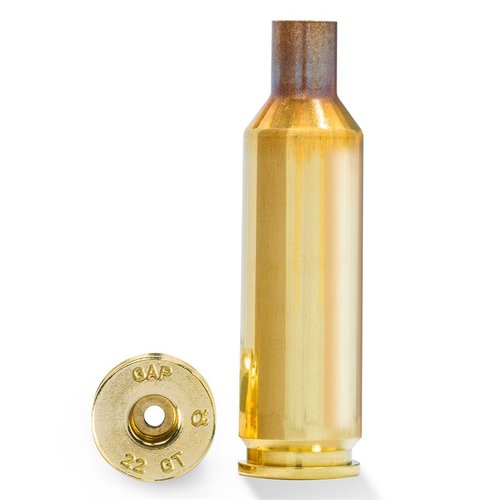 Experience higher velocities and flatter trajectories with 22 GT Rifle Brass, featuring optimized case head technology for enhanced durability and reduced recoil.