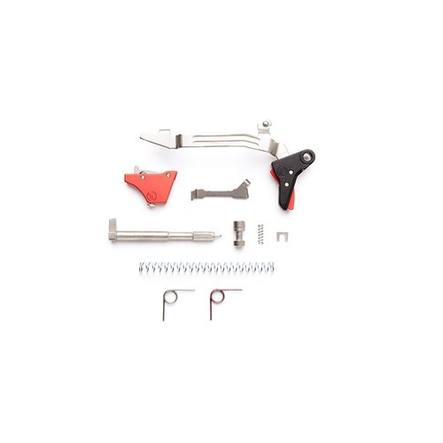 Upgrade your Glock Gen 3-4 with Timney's Ultimate Builder's Kit, featuring a lightweight trigger pull, stainless steel striker, and enhanced durability.