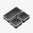 MAGPUL DAKA BINS 3-PACK ONE 2X4 AND TWO 2X2 BLACK