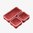MAGPUL DAKA BINS 3-PACK-ONE 2X4 AND TWO 2X2 RED