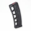 The MEAN ExoMag 9mm magazine offers reliable feeding, easy caliber change from .223/5.56, no modifications needed, and last round bolt-hold open feature.