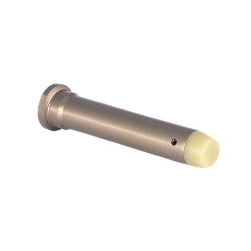 The KAK Industry A5-length carbine buffer is made from durable 7075 aluminum, hard coat anodized for longevity, ensuring reliable performance with A5 buffer tubes.