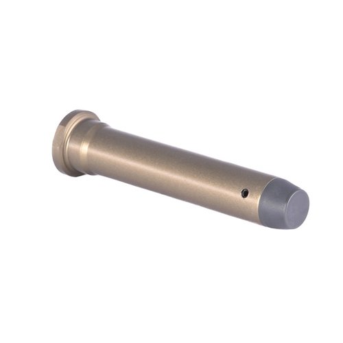 The KAK Industry A5-Length H1 Buffer is made from durable 7075 aluminum, hard coat anodized for longevity, ensuring reliable performance in your AR-15.