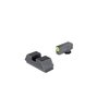 Enhance your Glock® MOS with AMERIGLO 1L Tall Tritium Sights for precise co-witnessing with optics, ensuring reliable back-up and optimal visibility.
