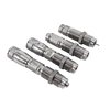 Lyman Pro Die Packs feature stainless steel construction, polished carbide rings, micrometer seating, and taper crimp dies for precision reloading without rust!
