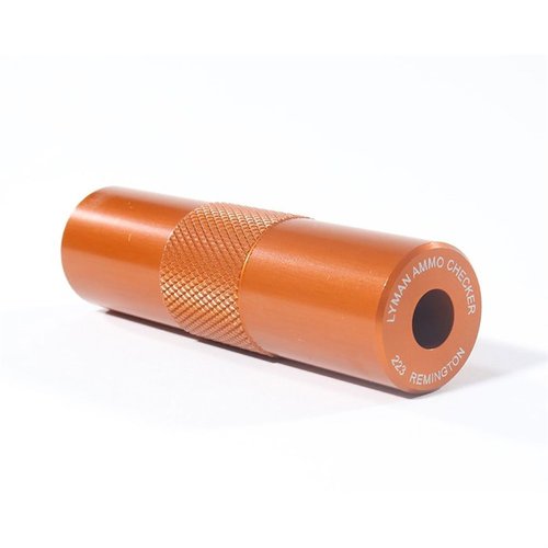 Ensure reliable chambering with the Lyman Pro Ammo Checker, precision machined from stainless steel for 223 Rem, perfect for competitive shooters and reloaders.