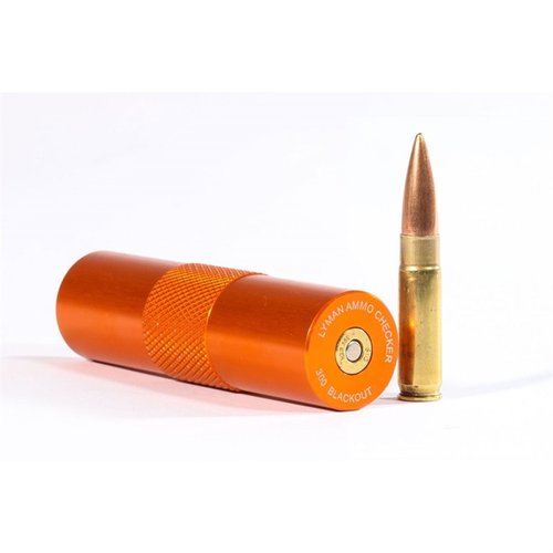 Ensure smooth chambering with the Lyman Pro Ammo Checker, precision machined from stainless steel for 300 AAC Blackout, a must for reloaders and competitive shooters.