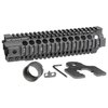 The Midwest Industries AR-15 Combat T-Series Free Float Handguard features durable 6061 aluminum, a patented torque plate, and integrated QD sling sockets for versatility.