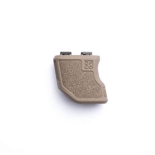 The TIGER CLAW M-LOK Vertical Forward Grip features a 10-degree angle, ergonomic undercut, and retro grip texture for enhanced control and weapon manipulation.