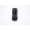 The R2S Flash Hider features a durable Black Nitride finish, is compatible with Atlas systems, and ensures a tight seal when properly torqued and aligned.