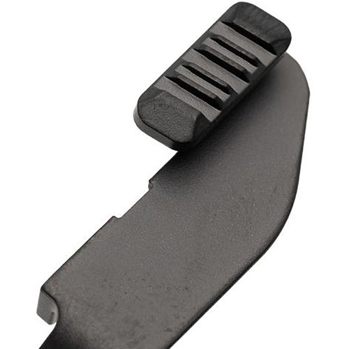 Upgrade your Springfield Hellcat with the Tyrant CNC Extended Slide Release for enhanced usability, superior strength, and seamless holster compatibility.