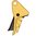 TYRANT CNC I.T.T.S. TRIGGER FOR SPRINGFIELD ECHELON GOLD W/BLACK SCREW
