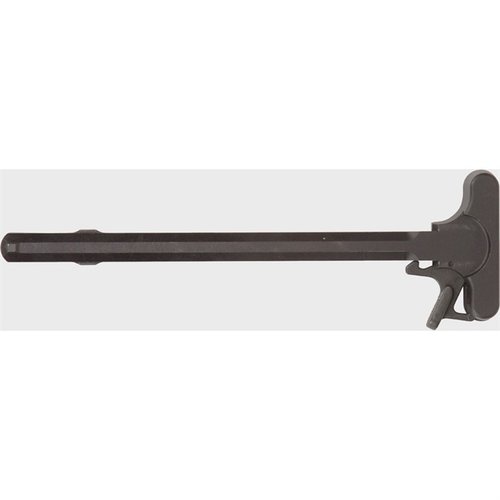 Enhance your M4 with the LMT Defense Tactical 5.56mm Charging Handle, featuring an improved latch for reliable operation in .204 Ru, .300 BLK, and 6.8 SPC.